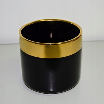 OSŁONKA CERAMICZNA CZARNO-ZŁOTA