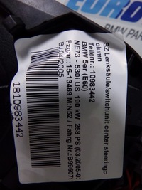 фото thumb №14, Bmw m5 e60 e61 m6 e63 e64 переключатель комбинированный лента 9111998