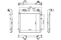 фото thumb №1, Nissens интеркулер радиатор воздуха впускной scania p g r t