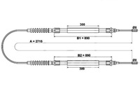 фото thumb №1, Ate трос гальма ручного citroen jumper peugeot