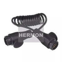 фото thumb №1, Шланг спиральный 13/12v разъёмы пластиковый, 8 żył, dłg rob max 1,5m