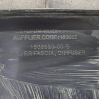 Плита накладка підвіска бампера задні tesla x plaid 2022r 1609583-00-b Ціна, фото thumb