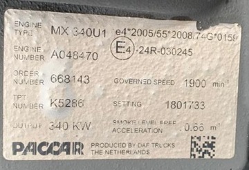 фото thumb №10, Комплектный двигатель mx 340 u1 daf xf cf 105 410 460km