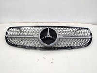 фото thumb №8, Решётка радиатора решётка радиатора бампера mercedes glc x253 2015-19r silver bez kam
