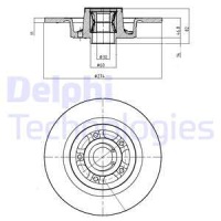 фото thumb №2, Тормозные диски тормозные + подшипник renault grand scenic ii