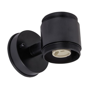 LAMPA OGRODOWA ZEWNETRZNA ELEWACYJNA CZARNA OPRAWA LED 2xGU10 IP54