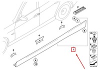 фото thumb №7, Bmw 3 e90 left коромисло панель молдинг 7164795 51777164795