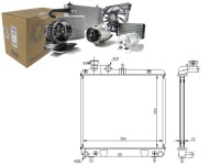 фото thumb №1, Радиатор двигателя hyundai atos 1.0 02.98-07.03 nis