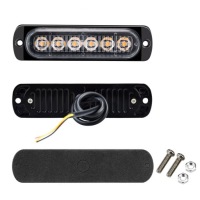 4x led лампа оранжевый белый błyskowa предупредительная 18 programów габаритный Оригинал, фото thumb