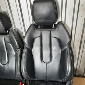 фото thumb №16, Range rover evoque сиденья диван кожа чёрная электрические комплект