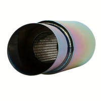 фото thumb №10, Гасник труби випускної автомобіля, пряма задня труба вихлопна, частина modyfi