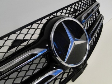 фото thumb №12, Mercedes gle w166 166 решётка радиатора решётка na радар чёрный amg