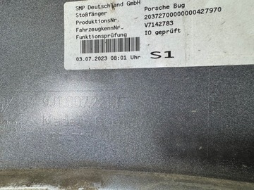 фото thumb №9, Porsche taycan turbo s бампер переднє