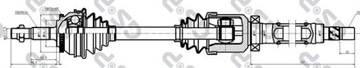 фото thumb №2, Полуось gsp do volvo s70 2.0 2.4