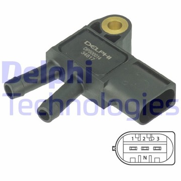 фото thumb №2, Delphi dps00014 датчик, давление выхлопных газов