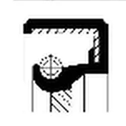 фото thumb №1, Уплотнительное кольцо сальник вала коленчатого 15510087b