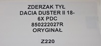 фото thumb №12, Бампер задняя dacia duster ii 18- 6x pdc 850222027r