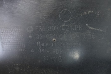 фото thumb №11, Vw golf vii рестайлінг gti hb 2016- бампер зад задній 5g6807421bk