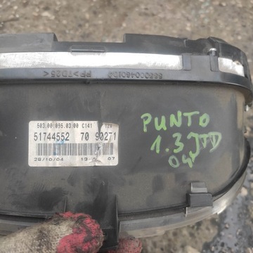 фото thumb №6, Спидометр манометр fiat punto 51744552 503000950300