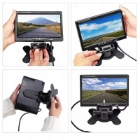 фото thumb №8, Камера заднього ходу монітор 7дюймовий tft lcd автобус 10m 12v/24v тримач
