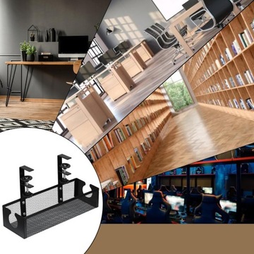 ORGANIZER NA KABLE POD BIURKO DO KABLI BIURKO KOSZYK PÓŁKA
