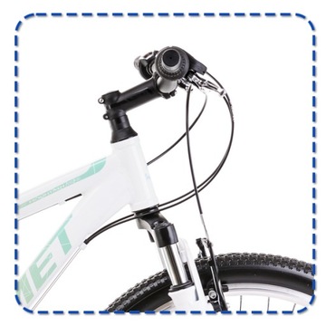 MTB ROMET JOLENE 6.0 26 ГОРНЫЙ ВЕЛОСИПЕД SHIMANO ALU С ПОДСВЕТКОЙ СВОБОДНАЯ СТОЙКА