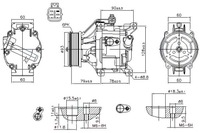 фото thumb №2, Компрессор кондиционера toyota corolla corolla vers