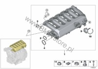 фото thumb №11, Bmw e53 e60 e65 e90 3.0 d m57n актуатор турбонаддува тиску колектор впускний  7786961