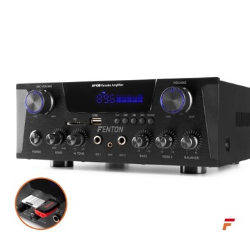 AV430A Усилитель караоке Fenton 2x300 Вт USB FM BT