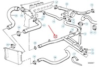 фото thumb №7, Bmw 3 e36 труба зворотна нагрівача 11531433059 1433059 оригінальна