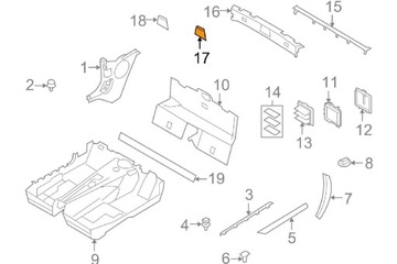 фото thumb №8, Bmw z4 roadster e89 задняя защита порога 51469167041 новая оригинальная