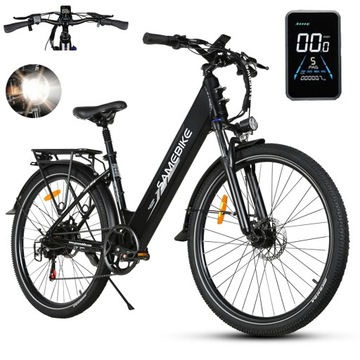 Rower Elektryczny Damski/Męski 250W 15AH 90KM Samebike 27,5