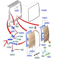 фото thumb №1, Петля дверь задние ładunkowe ford transit custom 2012-2023