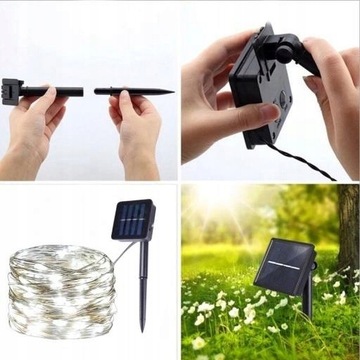 Lampa solarna wbijana adfasffaf srebrny 0 cm 1