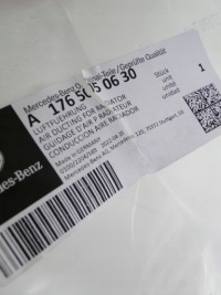 Купити Mercedes a w176 176 cla 117 gla 156 повітропровід повітря верхній ліва 45 amg, фото thumb