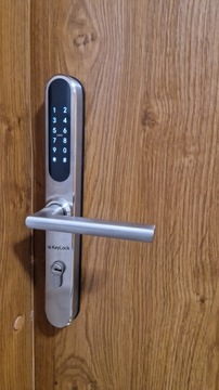 KeyLock Elektroniczny zamek na kod do apartamentu rozstaw zamka 72mm