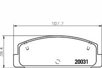 фото thumb №16, Textar гальмівні колодки ham. mazda 323 2003101