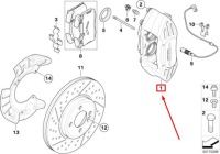 фото thumb №8, Mini cabrio r57 jcw sport суппорт тормозной передний левый 34106856651