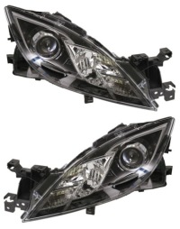 фото thumb №1, Фары лампы mazda 6 gh 07-09 tyc комплект + двигатели