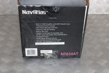 Динамики Marine NavAtlas NT650AT со светодиодным корпусом, водонепроницаемые IP66, новые