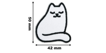 Вышивка-нашивка котёнок утюгом