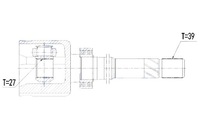 фото thumb №9, Шарнир внутренний opel vivaro b 1.6cdti 15- renault traffic iii