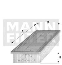 Купить Фильтр воздуха mann-filter c 24 120 citro c1, фото thumb