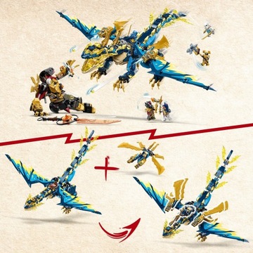LEGO NINJAGO Дракон против Механической Императрицы 71796