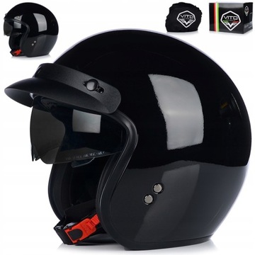 KASK MOTOCYKLOWY OTWARTY | VITO SPECJAL | CHOPPER CRUISER + DASZEK + BLENDA