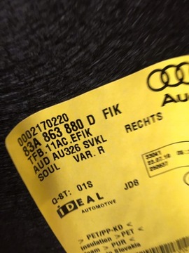 фото thumb №7, Audi q3 боковина багажника левый 83a863879e