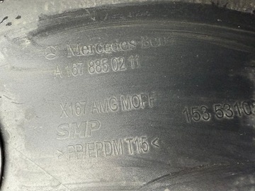 фото thumb №14, Mercedes gls x167 167 рестайлінг бампер amg перед решітка радіатора решітка ніч комплектний