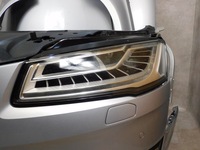 фото thumb №6, Audi a8 d4 4h lift kompletny перед бампер лампы капот pas серебристый matrix