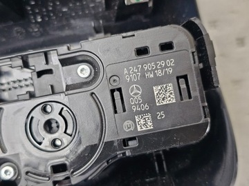 фото thumb №16, Dekor планка захист консолі mercedes a w177 w118 решітка повітропровід led кабелі