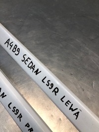 фото thumb №7, Молдинг накладки порогові a4 b9 kombi/sedan s line ls9r 8w0853931 8w0853932